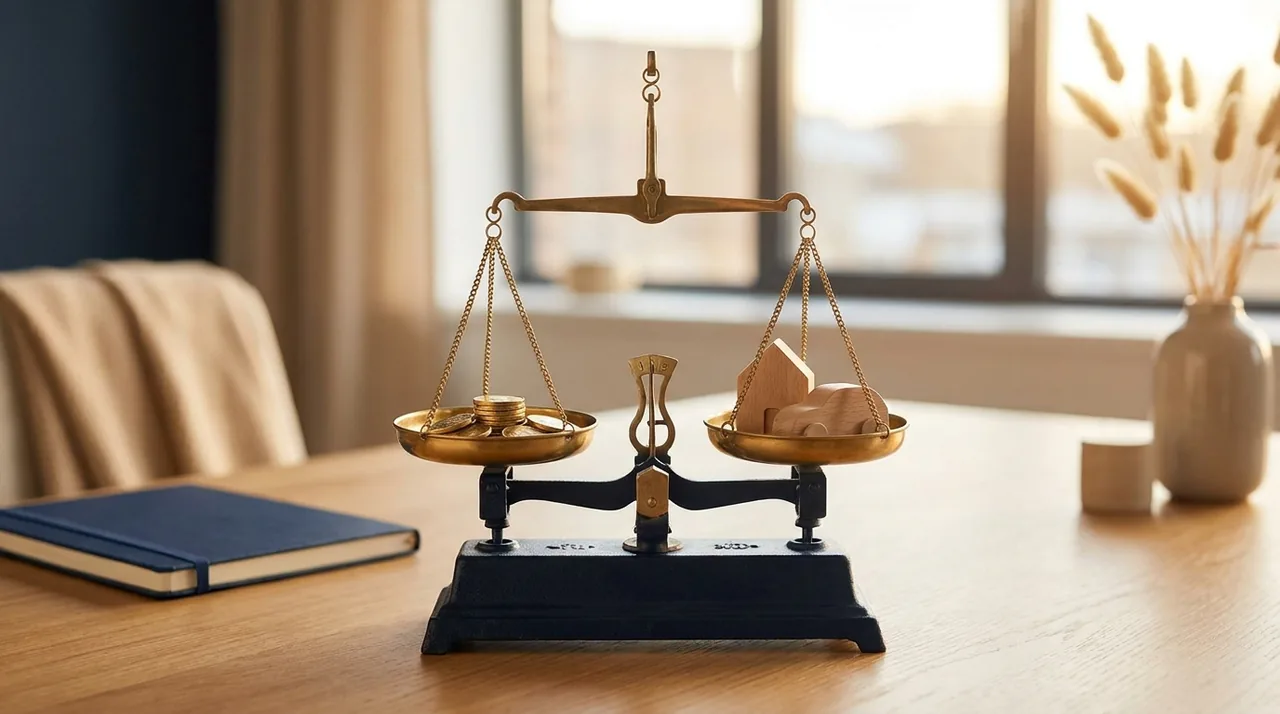 A balance point between costs and revenue, a break-even concept